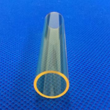 Cerium Doped Fused Quartz Glass Tube For UV Blocking And Protection