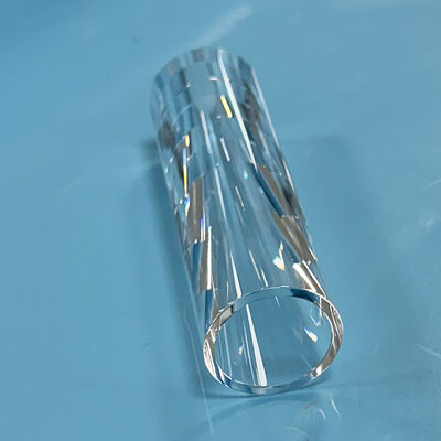 Grooved Inner Wall Quartz Conical Tube Φ30×Φ25×100 Corrosion Resistance