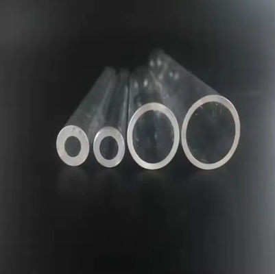 Transparent Quartz Glass Test Tube One End Closed Round Shape For Processing In Laboratory