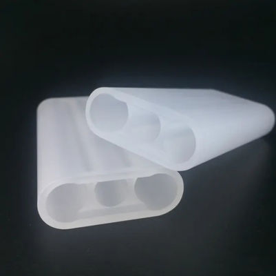 Medical Three-hole Frosted Quartz Chamber With Polished Or Frosted Surface Treatment