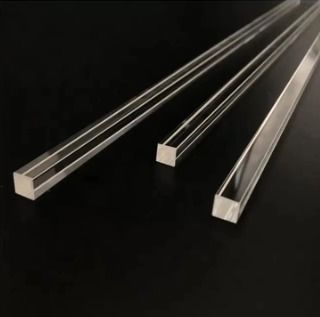 Transparent Rectangular Quartz Glass Tube for Customized