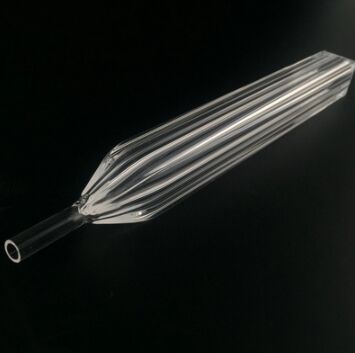 Polished Outer Square Inner Circular Quartz Glass Tube high temperature For Industry