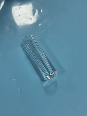 Grooved Inner Wall Quartz Conical Tube Φ30×Φ25×100 Corrosion Resistance